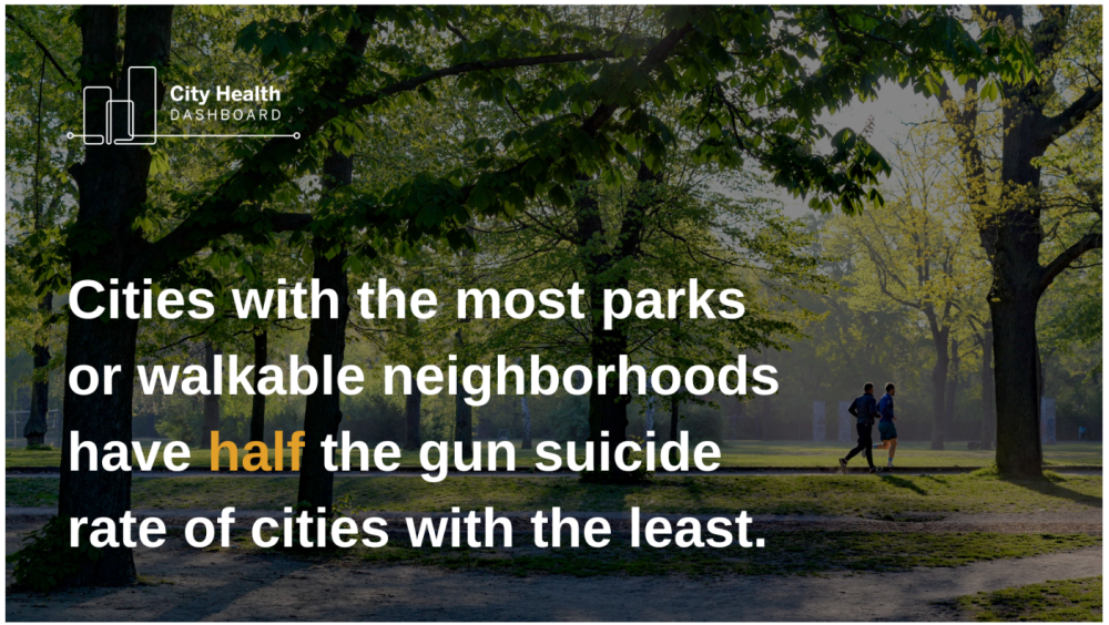 Walkability and Suicide